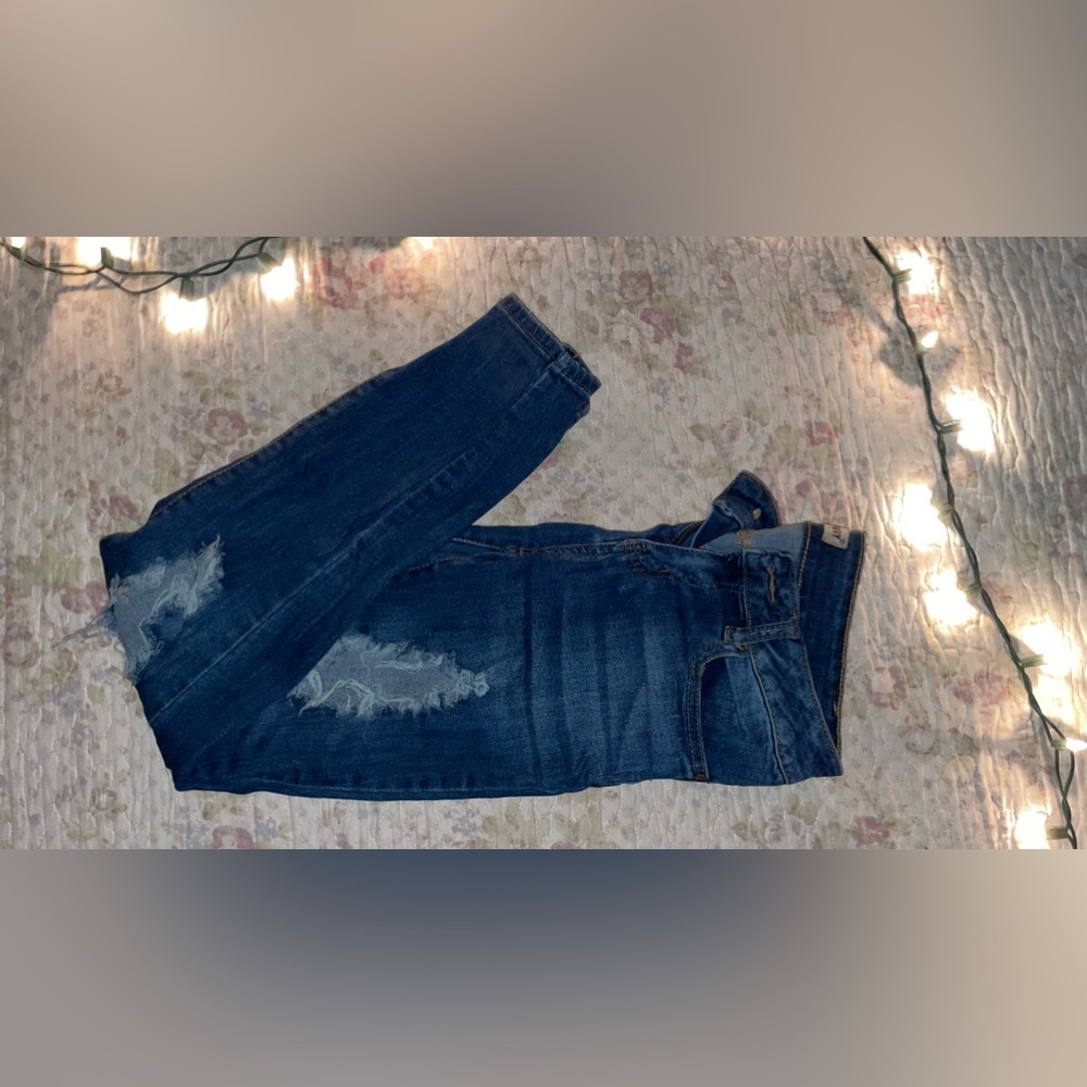 Blue Savvy Ripped Jeans - Picture 2 of 2